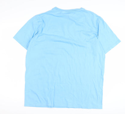 Money Blue Gorilla Rhinestone T-Shirt XL Unisex