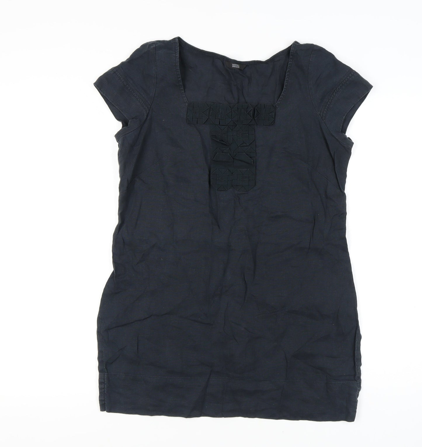 Womens UK Size 12 Marks and Spencer Black  Blouse
