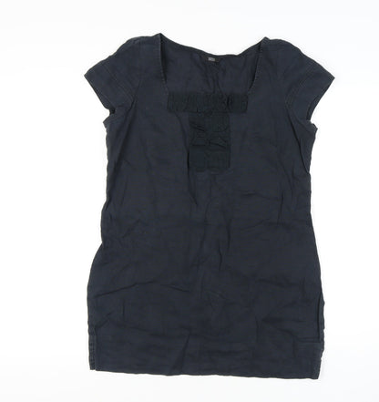 Womens UK Size 12 Marks and Spencer Black  Blouse