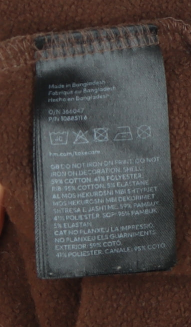 H&M Unisex Brown UCLA Sweatshirt - Medium