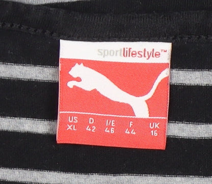 Womens UK Size XL PUMA Black  T-Shirt