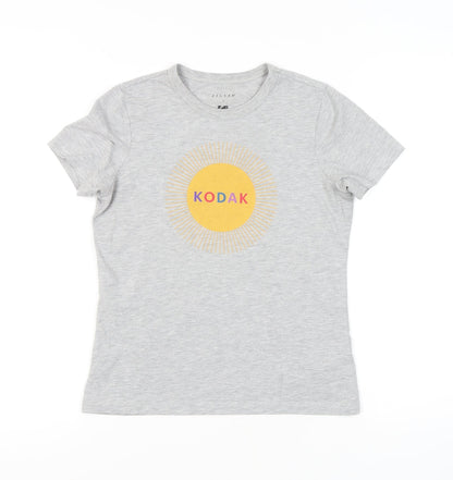 Womens UK Size XS Jigsaw Grey Basic T-Shirt