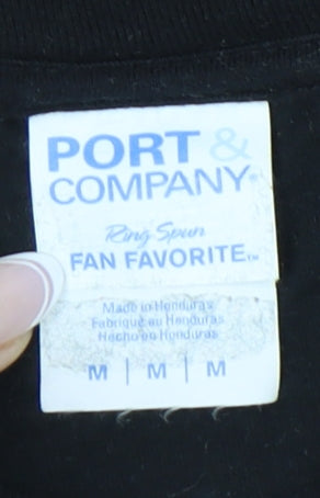 Port & Company Batman T-Shirt, Men's M, Black, Comic Graphic