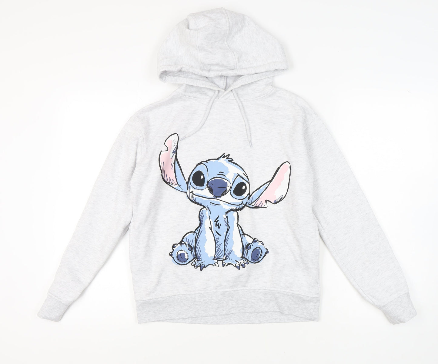 Womens UK Size XS Disney Grey Pullover Hoodie