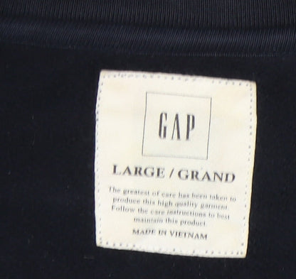 Mens UK Size L Gap Black Full Zip Sweatshirt