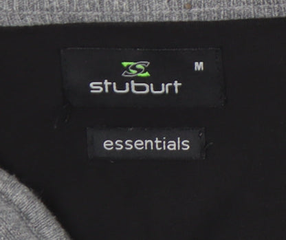 Stuburt Men's Grey High Neck Pullover Jumper M