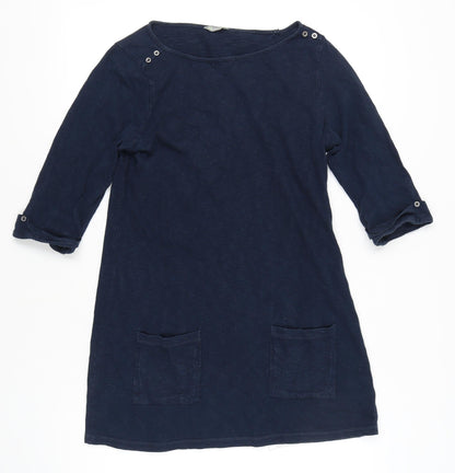 Marks and Spencer Women's Blue Shift Dress, Size 14