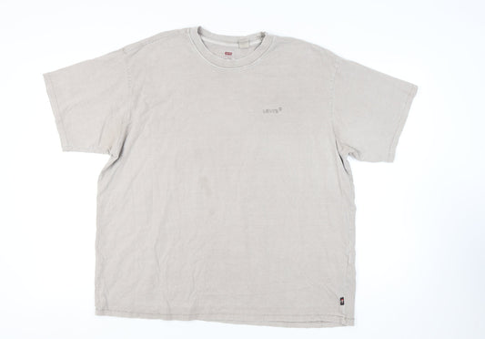Levi's Men's Beige XL Relaxed Fit T-Shirt
