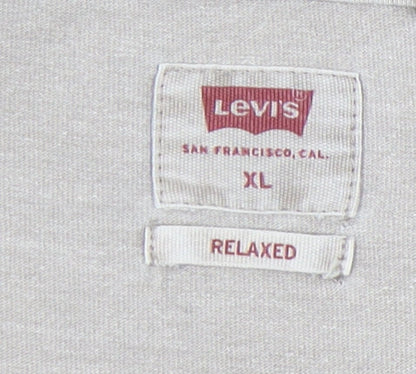 Levi's Men's Beige XL Relaxed Fit T-Shirt