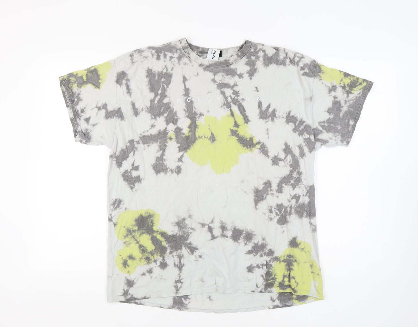 Mens UK Size L COLLUSION Multicoloured  T-Shirt