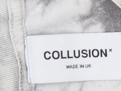 Mens UK Size L COLLUSION Multicoloured  T-Shirt