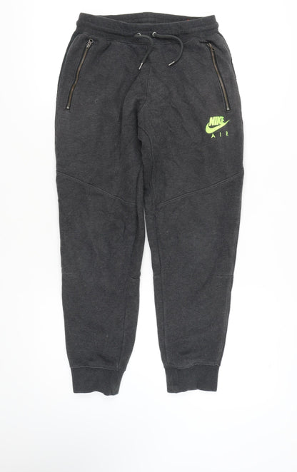 Nike Men's Black Jogger Trousers, Size S - Gym Training