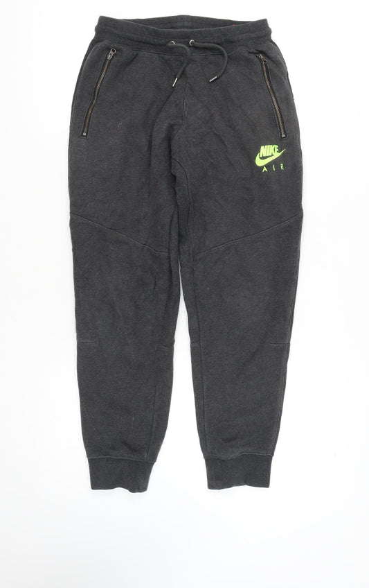 Nike Men's Black Jogger Trousers, Size S - Gym Training