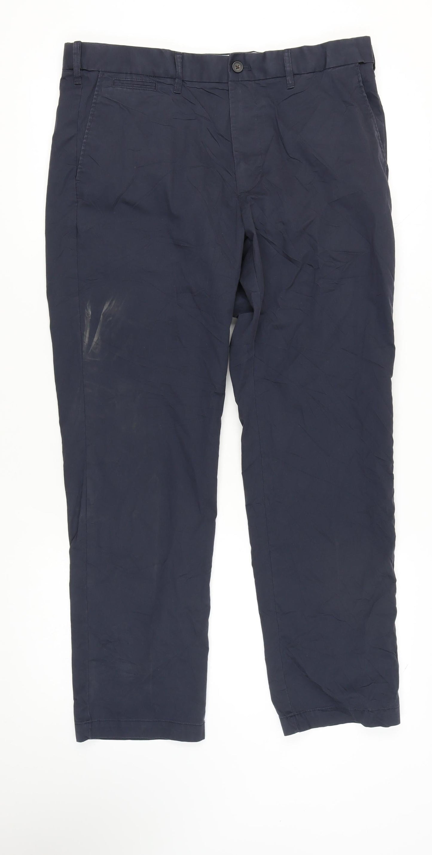 Marks & Spencer Men's Blue Chino Trousers 36R