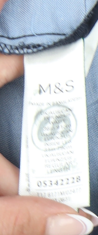 Marks & Spencer Men's Blue Chino Trousers 36R