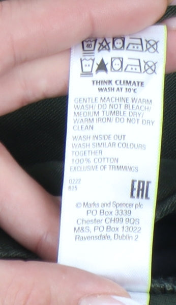 Marks and Spencer Men's Green Cargo Trousers Size XL