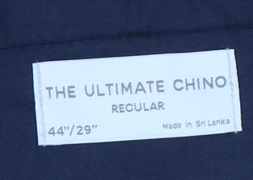 Marks and Spencer Men's Brown Chino 44 Regular Trousers