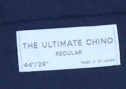 Marks and Spencer Men's Brown Chino 44 Regular Trousers