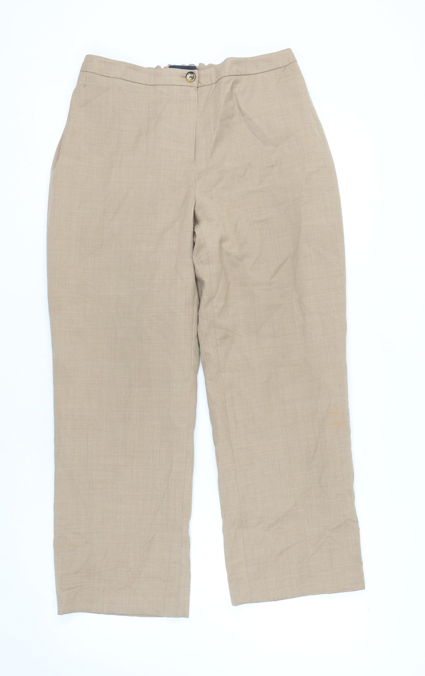 Womens UK Size 14 Viyella   Beige Trousers