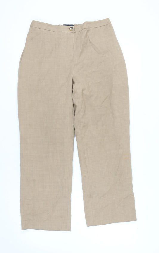 Womens UK Size 14 Viyella   Beige Trousers