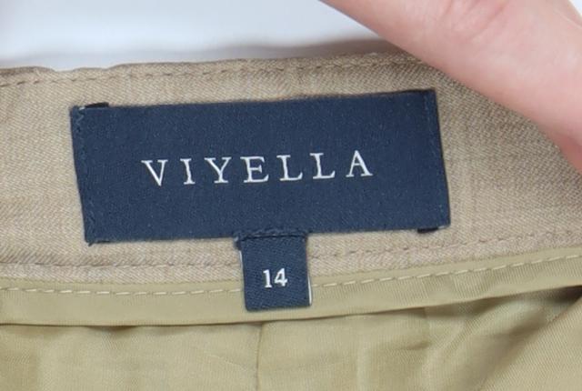 Womens UK Size 14 Viyella   Beige Trousers
