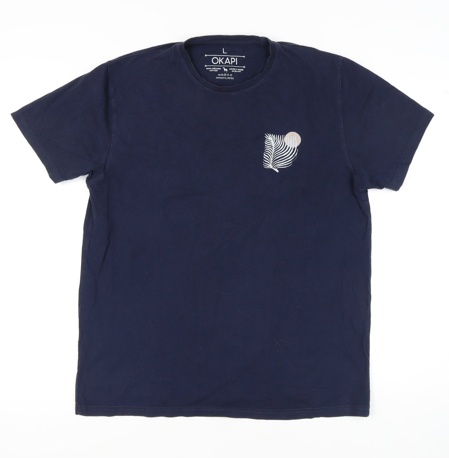 Okapi Men's Blue L Nature Graphic T-Shirt
