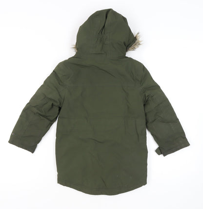 Regatta Girls' Green Parka Coat, Size 6, Winter Wear