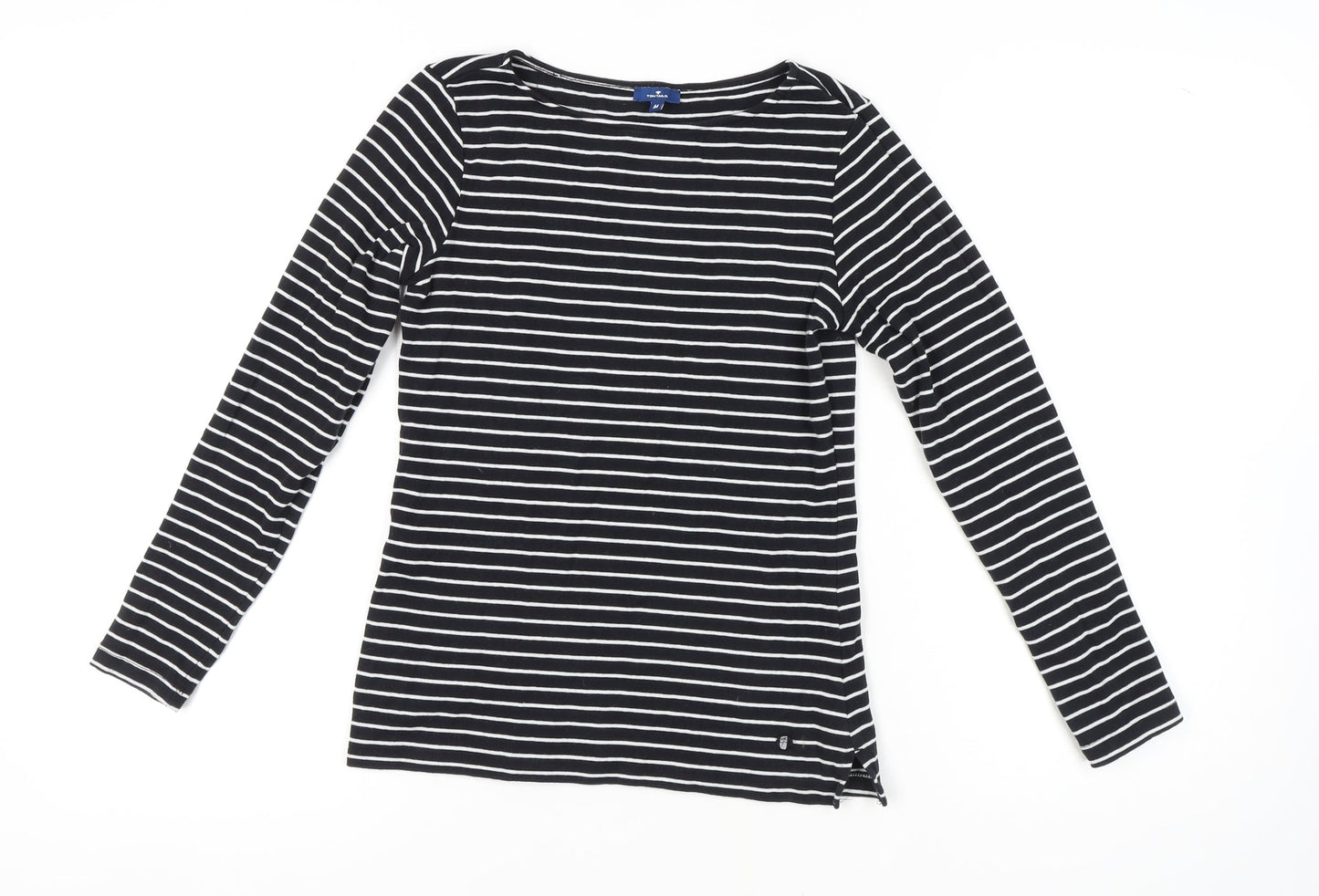 Womens UK Size M TOM TAILOR Black  T-Shirt