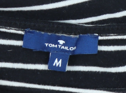 Womens UK Size M TOM TAILOR Black  T-Shirt