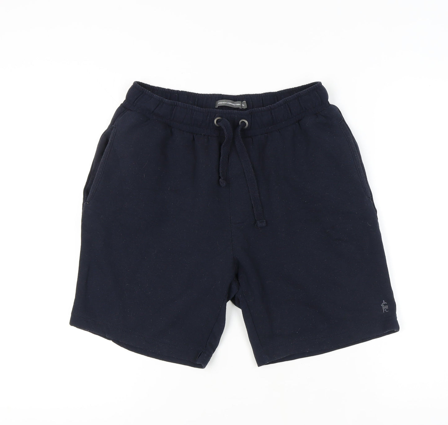 French Connection Men's Blue Shorts, Size 32, Casual Comfort