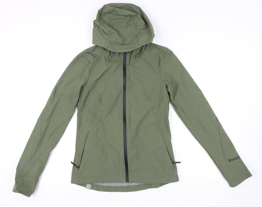 Unisex Adults UK Size XS Bench Green Windbreaker Coat