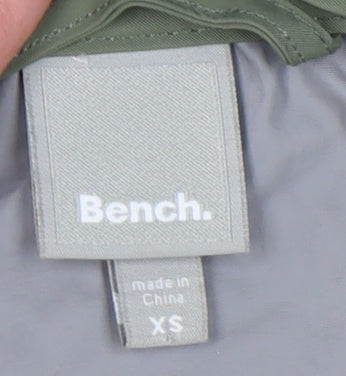 Unisex Adults UK Size XS Bench Green Windbreaker Coat