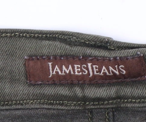 James Jeans Women's Green Skinny Jeans Size 28
