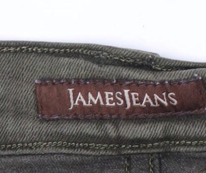 James Jeans Women's Green Skinny Jeans Size 28