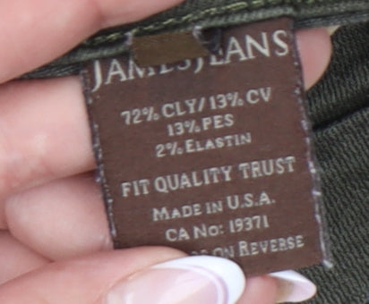 James Jeans Women's Green Skinny Jeans Size 28