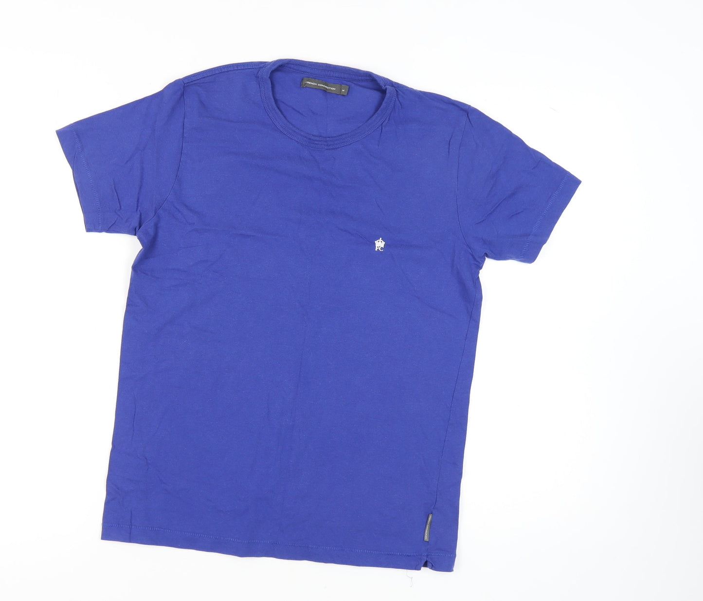Mens UK Size M French Connection Blue  T-Shirt