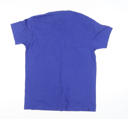 Mens UK Size M French Connection Blue  T-Shirt