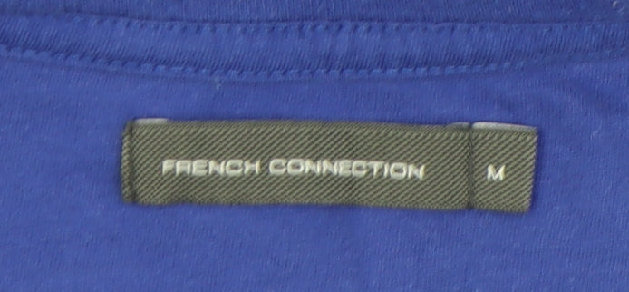 Mens UK Size M French Connection Blue  T-Shirt