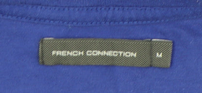 Mens UK Size M French Connection Blue  T-Shirt