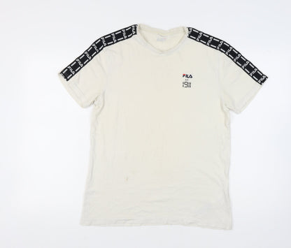 Mens UK Size XL FILA White  T-Shirt