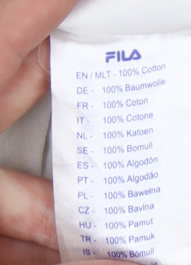 Mens UK Size XL FILA White  T-Shirt