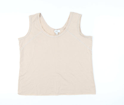 Womens UK Size 16 NEXT Beige  Tank