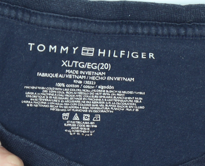 Tommy Hilfiger Men’s XL Blue Graphic T-Shirt