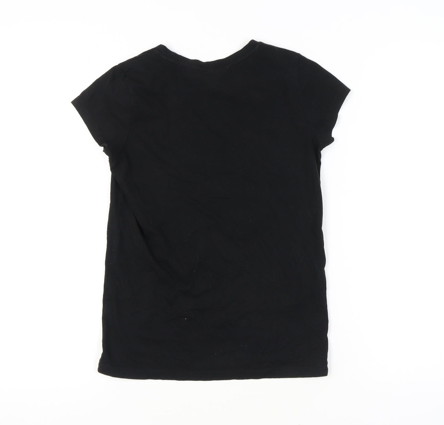 Unisex Adults UK Size XS Batman Black Basic T-Shirt