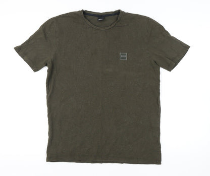 Mens UK Size M HUGO BOSS Green  T-Shirt