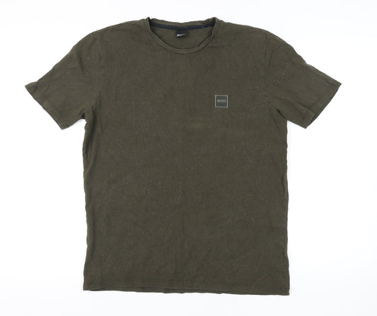 Mens UK Size M HUGO BOSS Green  T-Shirt