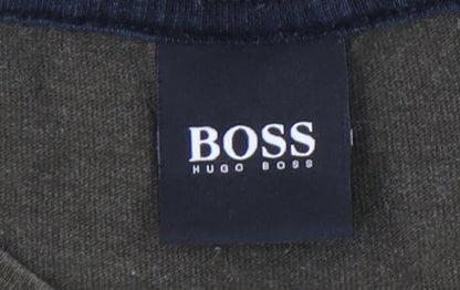 Mens UK Size M HUGO BOSS Green  T-Shirt