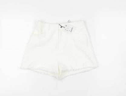 Zara Women's White Shorts S