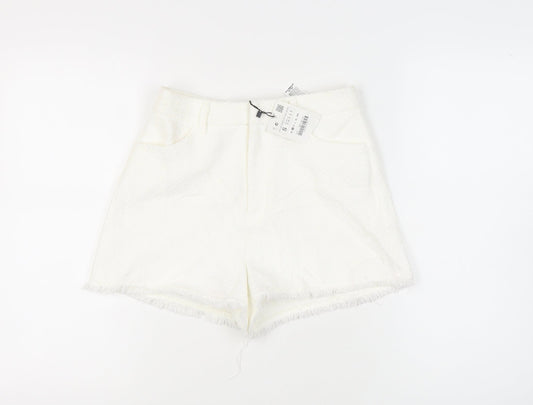Zara Women's White Shorts S