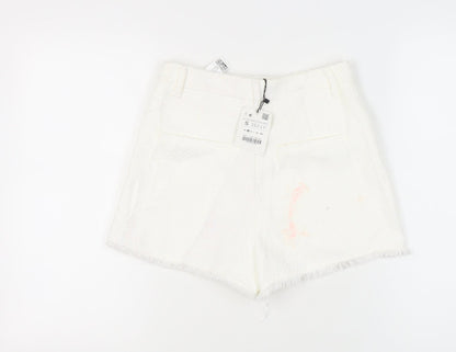 Zara Women's White Shorts S